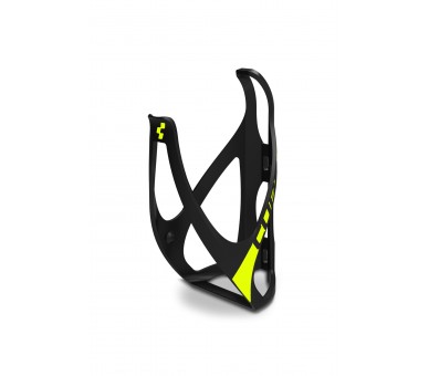 CUBE Flaschenhalter HPP matt black´n´flashyellow