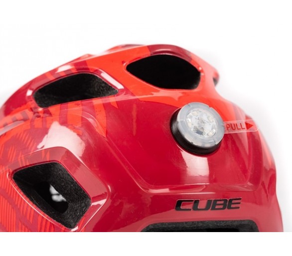 CUBE Helm ANT red splash