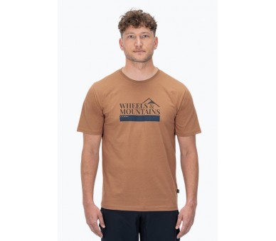CUBE Organic T-Shirt Wheels & Mountains