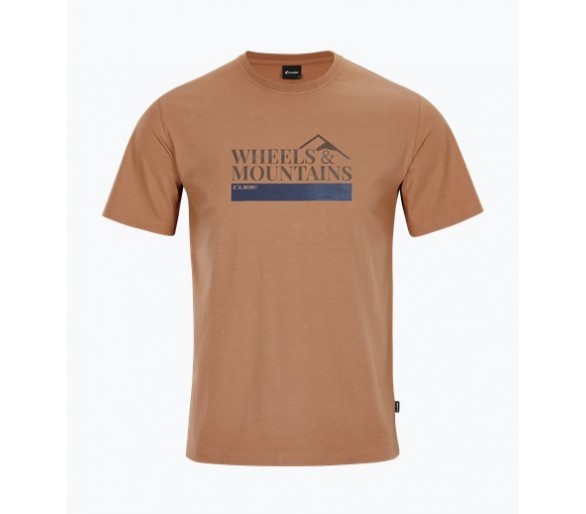 CUBE Organic T-Shirt Wheels & Mountains
