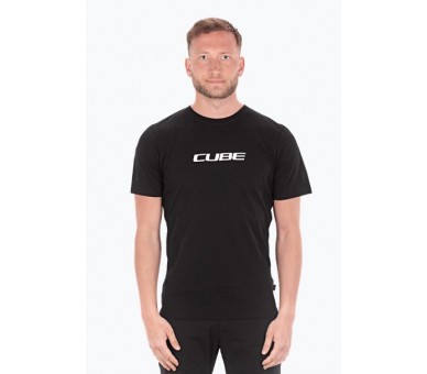 CUBE Organic T-Shirt Classic Logo - black