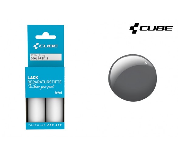 CUBE Lackreparaturstift Set COOL GREY 11 glossy