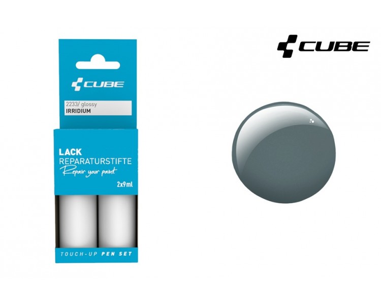 CUBE Lackreparaturstift Set IRRIDIUM glossy