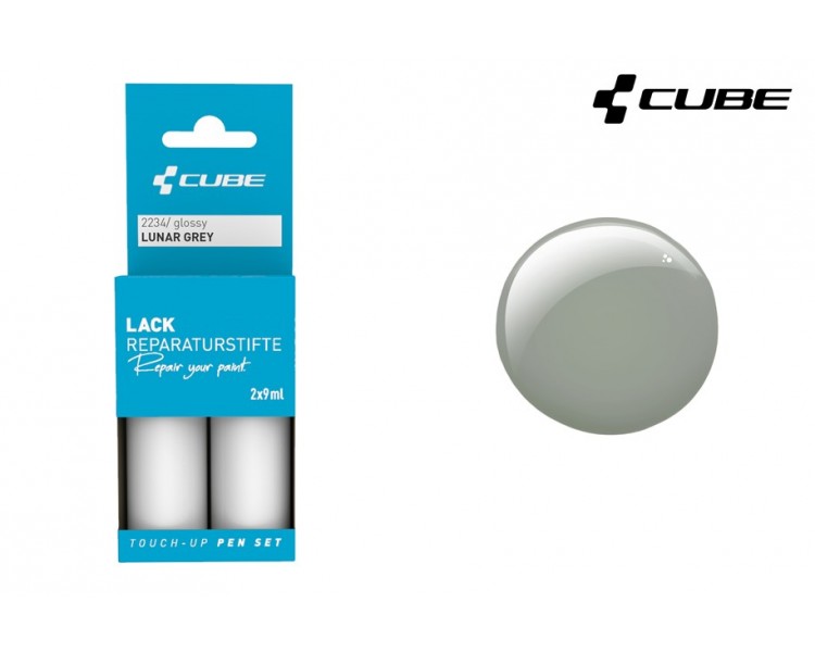 CUBE Lackreparaturstift Set LUNAR GREY glossy