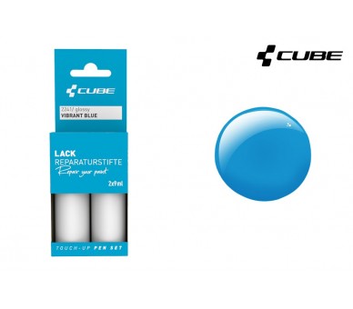 CUBE Lackreparaturstift Set VIBRANT BLUE glossy