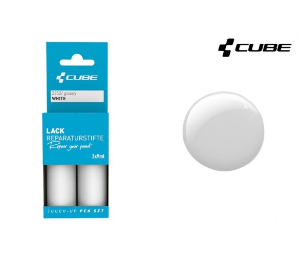 CUBE Lackreparaturstift Set WHITE glossy