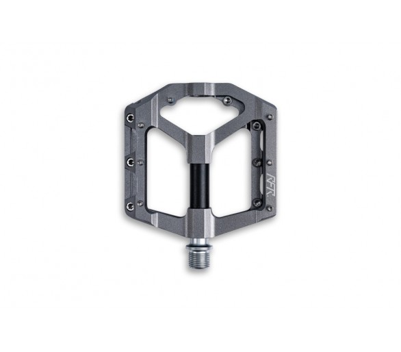Cube RFR Pedale Flat SLT 2.0 grey´n´black