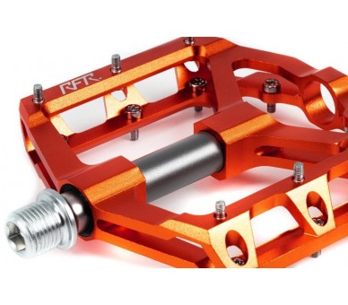 Cube RFR Pedale Flat SLT 2.0 orange´n´grey