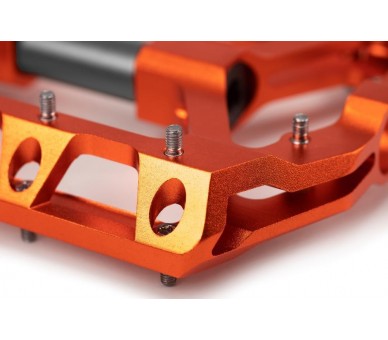 Cube RFR Pedale Flat SLT 2.0 orange´n´grey