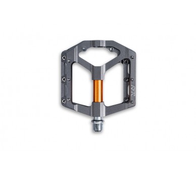 Cube RFR Pedale Flat SLT 2.0 grey´n´orange