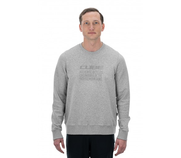CUBE Organic Sweater grey melange