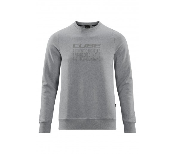CUBE Organic Sweater grey melange