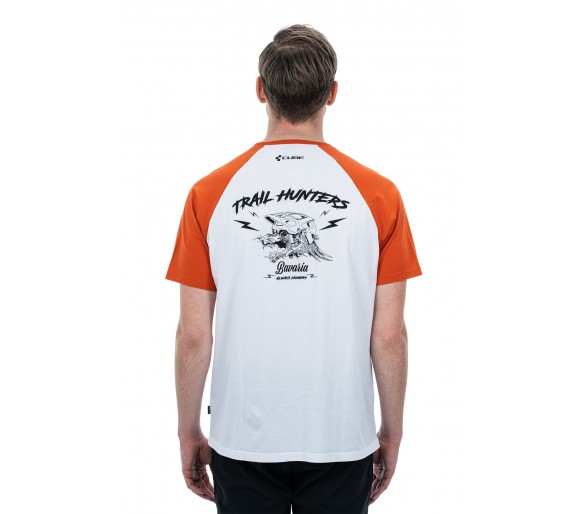 CUBE Organic T-Shirt GTY FIT Trail Hunter white´n´red