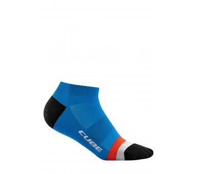 CUBE Socke Low Cut Teamline blue´n´red´n´grey