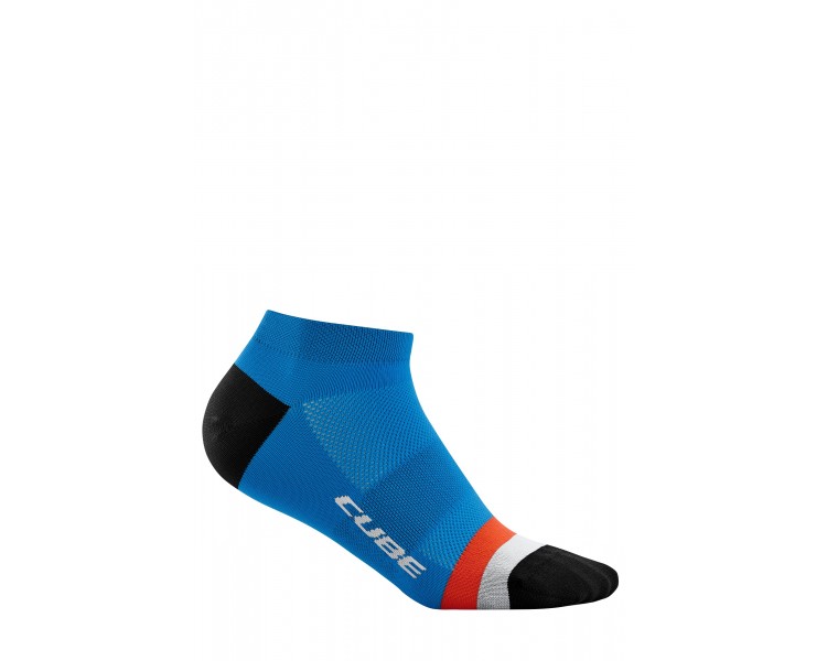 CUBE Socke Low Cut Teamline blue´n´red´n´grey