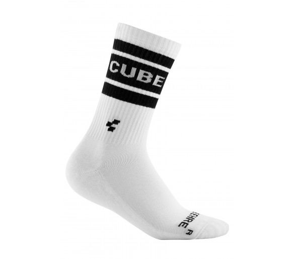 CUBE Socke After Race High Cut black n white