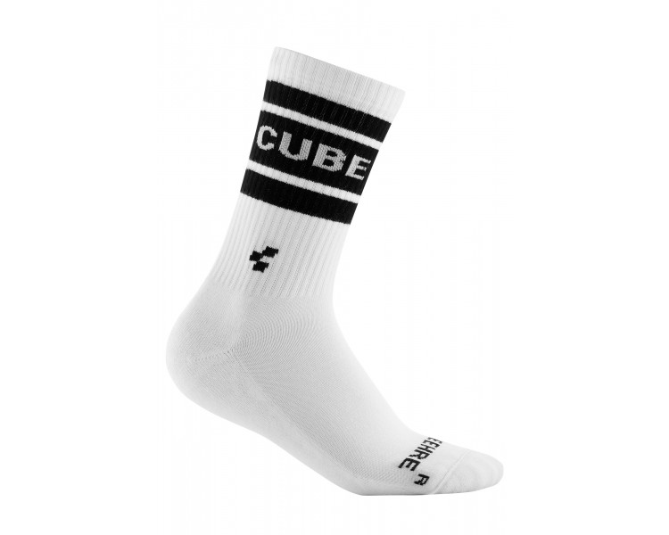 CUBE Socke After Race High Cut black n white