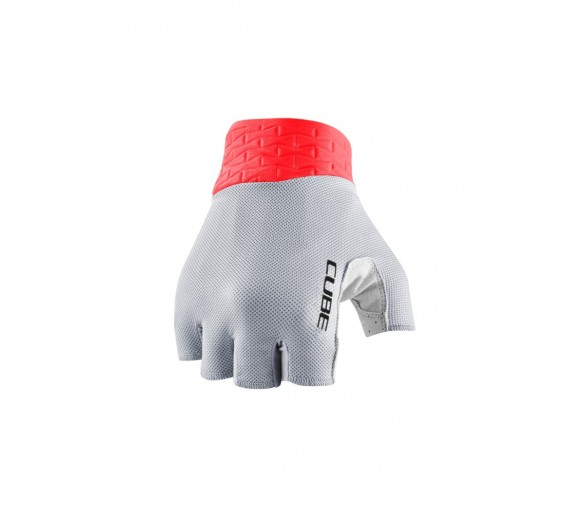 CUBE Handschuhe Performance kurzfinger grey´n´red