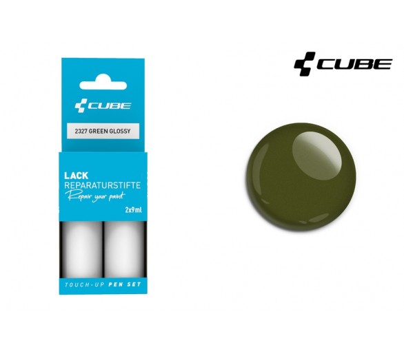 CUBE Lackstift Set GREEN glossy 2327