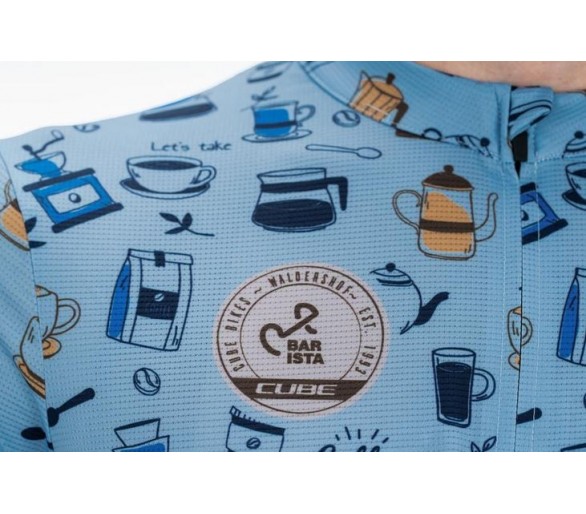 CUBE BLACKLINE Trikot CMPT kurzarm blue