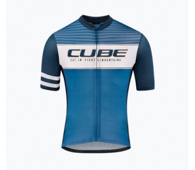 CUBE BLACKLINE Trikot CMPT kurzarm blue´n´white