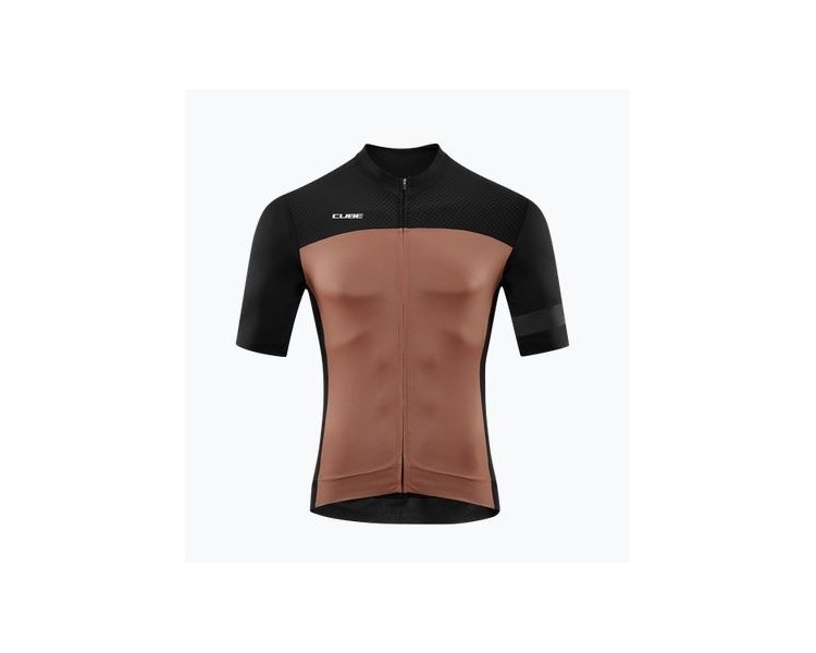 CUBE BLACKLINE Trikot kurzarm black´n´brown
