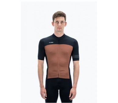 CUBE BLACKLINE Trikot kurzarm black´n´brown