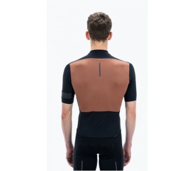CUBE BLACKLINE Trikot kurzarm black´n´brown