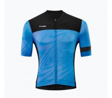 CUBE BLACKLINE Trikot kurzarm blue pattern