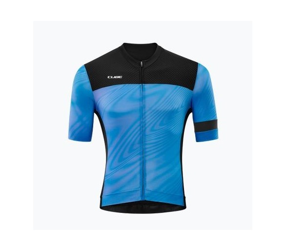 CUBE BLACKLINE Trikot kurzarm blue pattern