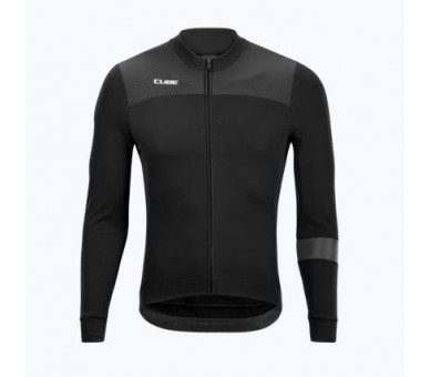 CUBE BLACKLINE Trikot langarm black