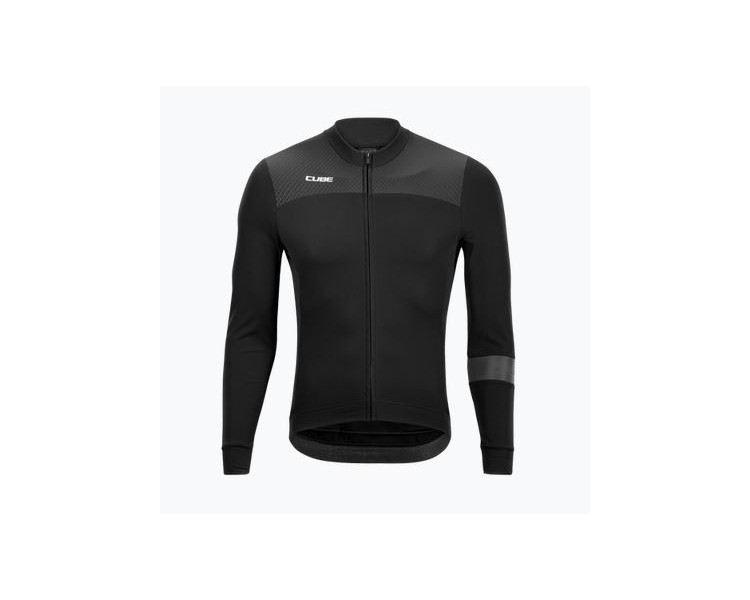 CUBE BLACKLINE Trikot langarm black