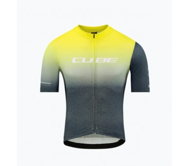 CUBE BLACKLINE Trikot RACE kurzarm yellow´n´grey