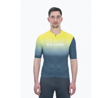 CUBE BLACKLINE Trikot RACE kurzarm yellow´n´grey