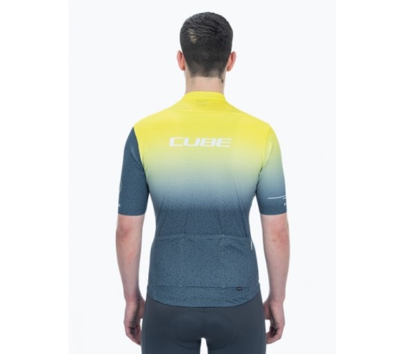 CUBE BLACKLINE Trikot RACE kurzarm yellow´n´grey