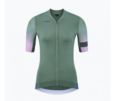 CUBE BLACKLINE WS Trikot FADE kurzarm olive-violet