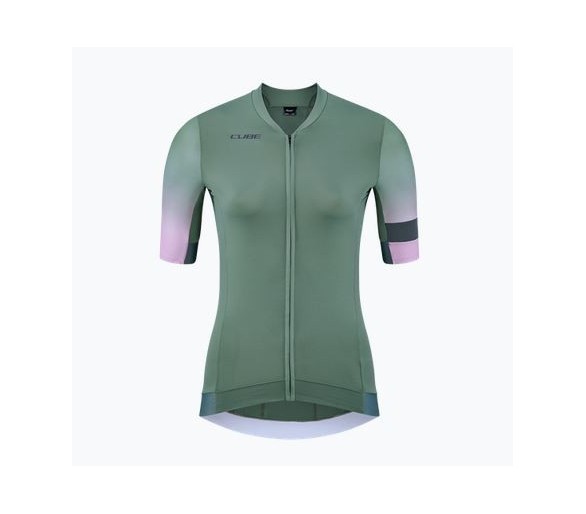 CUBE BLACKLINE WS Trikot FADE kurzarm olive-violet