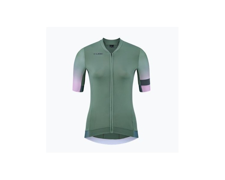 CUBE BLACKLINE WS Trikot FADE kurzarm olive-violet