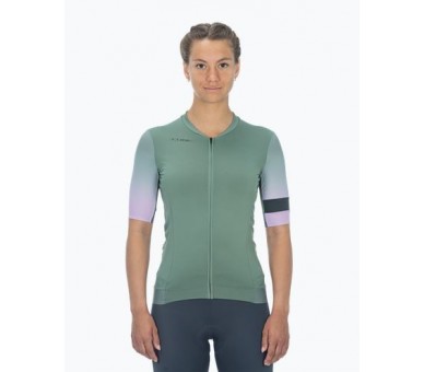 CUBE BLACKLINE WS Trikot FADE kurzarm olive-violet