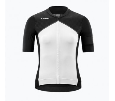 CUBE BLACKLINE WS Trikot kurzarm black-white