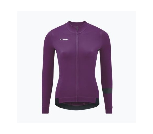 CUBE BLACKLINE WS Trikot langarm violet