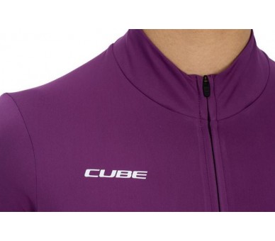 CUBE BLACKLINE WS Trikot langarm violet