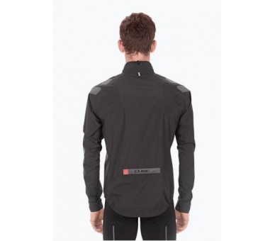 CUBE BLACKLINE Regenjacke Reflektierend black