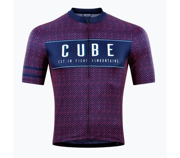 CUBE BLACKLINE Trikot 2020 kurzarm blue-pink