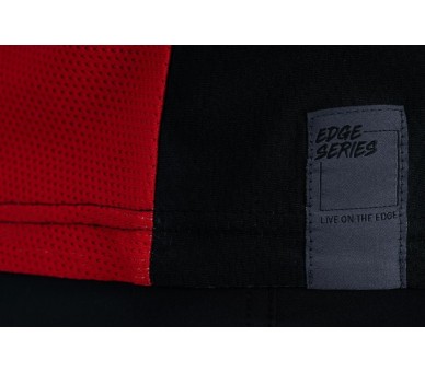 CUBE EDGE Rundhalstrikot kurzarm black-red