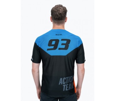 CUBE EDGE Rundhalstrikot kurzarm X Actionteam black-blue