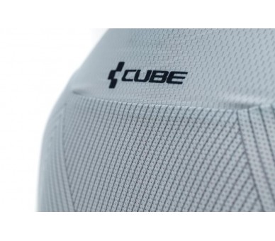 CUBE EDGE Rundhalstrikot langarm grey-lime
