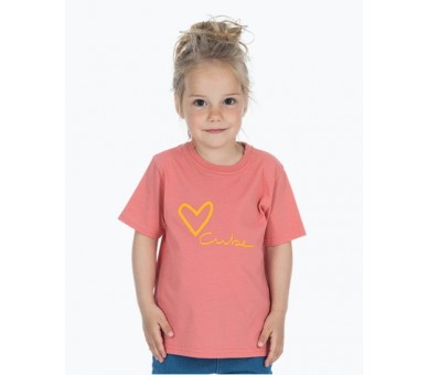 CUBE Organic T-Shirt ROOKIE Bicycle Love coral