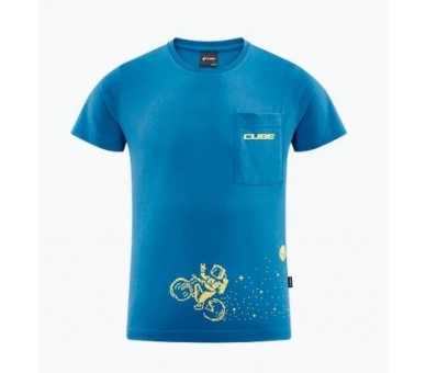 CUBE Organic T-Shirt ROOKIE Space Rider blue