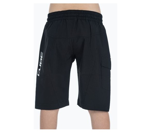 CUBE TEAMLINE Baggy Shorts ROOKIE black-white